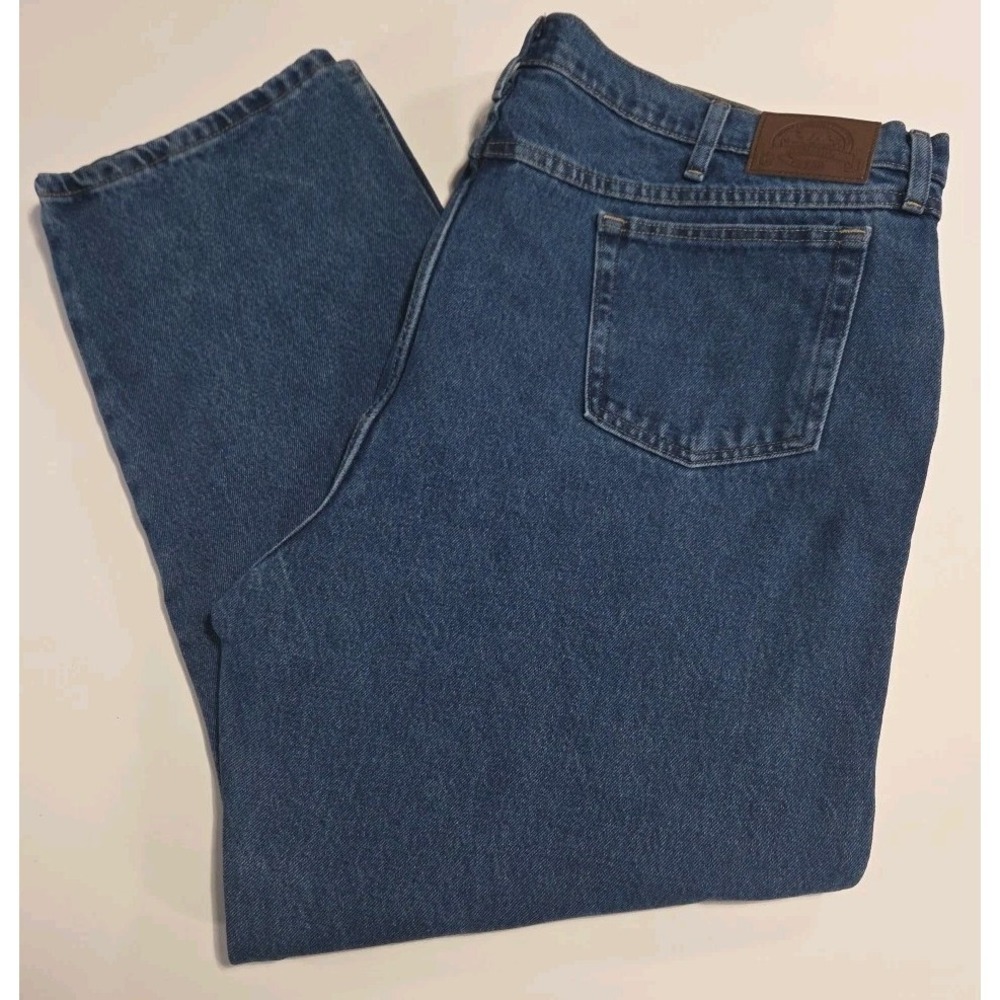 Cabela's Roughneck Relaxed Fit Jeans Men's Size 48x30 Blue Cotton Medium Wash